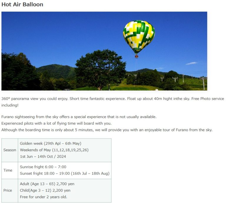 hot air balloon