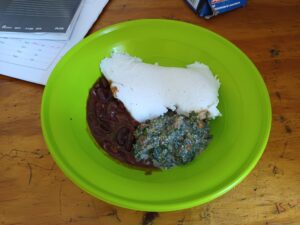 Lunch: Nshima