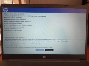 Hardware check resalts