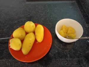 Boiled potato